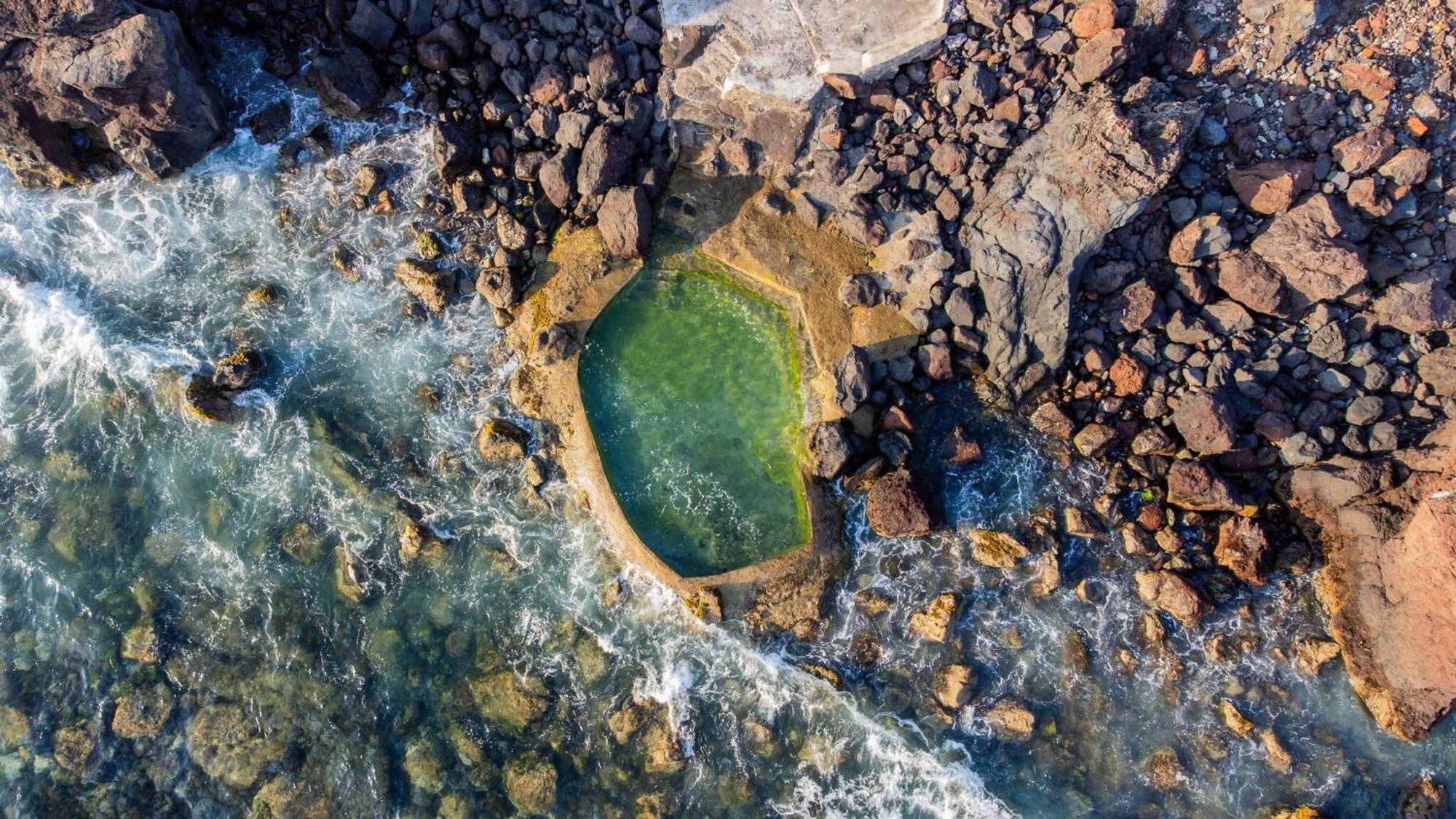 Mosteiros Natural Pool House Villa Exteriör bild